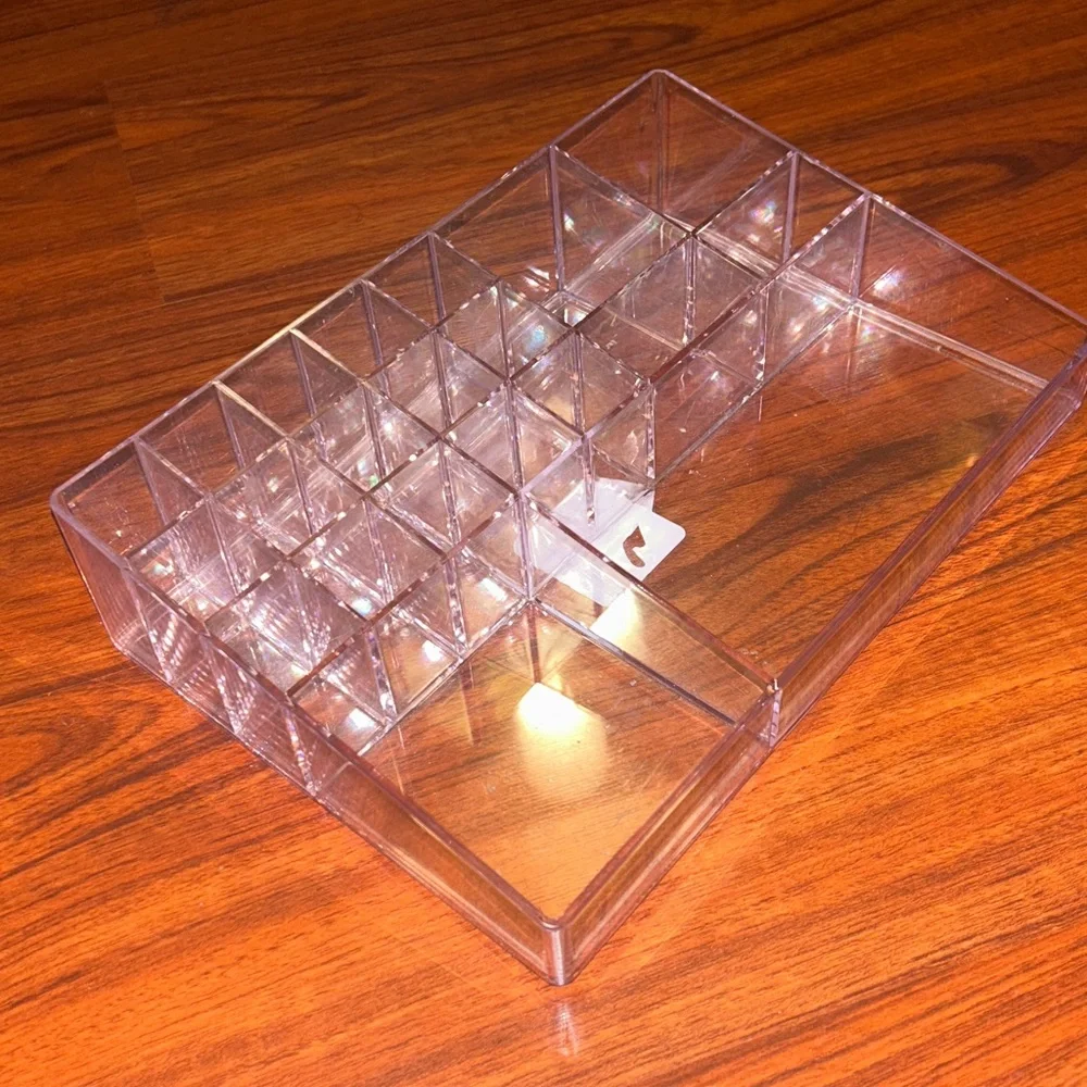 Made By Design XL Clear Acrylic Mixed Cosmetic Organizer 8”x 2.90”x 12.80”